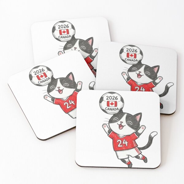 Item preview, Canada Soccer Cat #24 - 2026  Celebration designed and sold by TaiwanMemory.