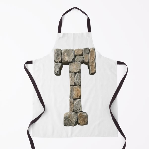 Item preview, Stone Carved Letter T - 3D Monogram Logo designed and sold by KalamAura.