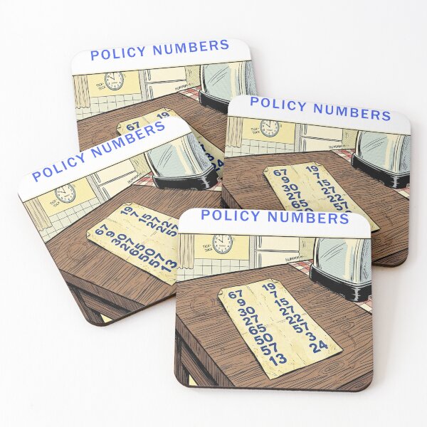 Item preview, Your Policy Numbers designed and sold by justdark11113.