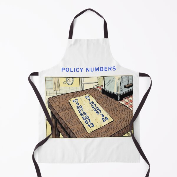 Item preview, Your Policy Numbers designed and sold by justdark11113.