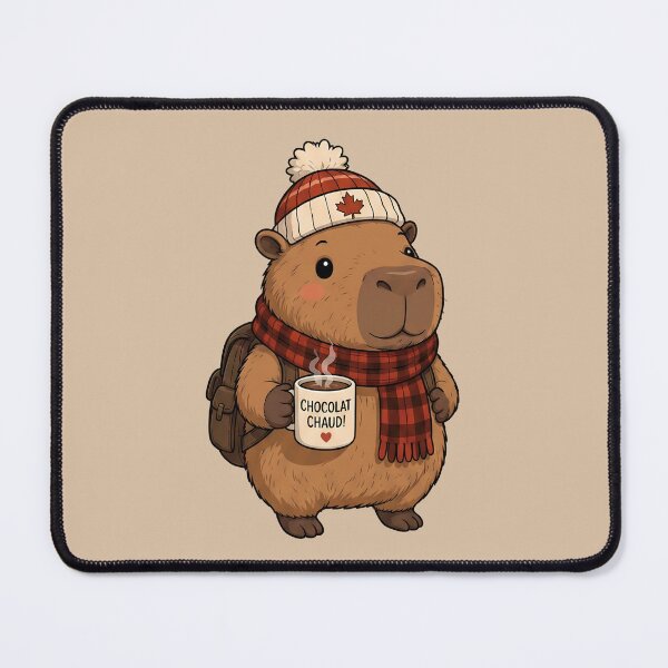 Item preview, Cute Canadian capybara designed and sold by FatBirdie.