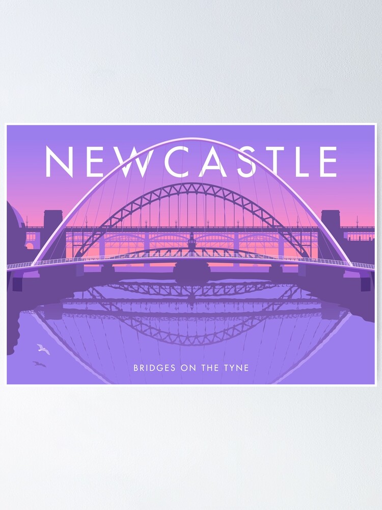 "Newcastle" Poster by smillership Redbubble