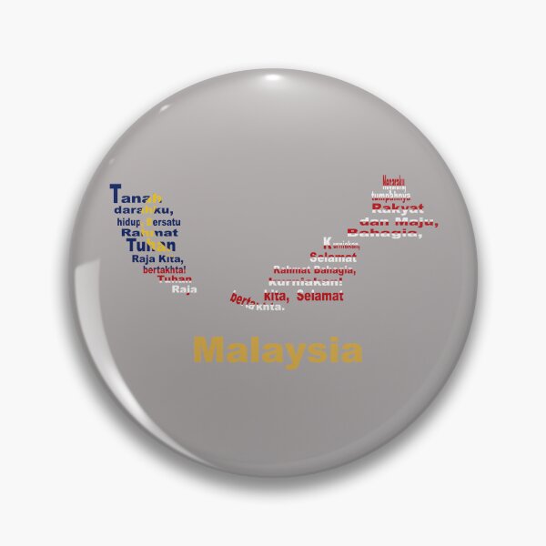 Item preview, Malaysia Anthem Map and Flag – Unity, Heritage, and National Pride designed and sold by JR78.