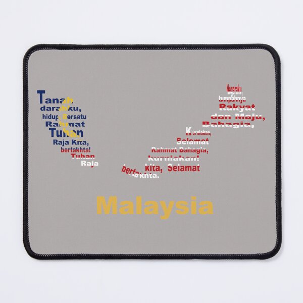 Item preview, Malaysia Anthem Map and Flag – Unity, Heritage, and National Pride designed and sold by JR78.