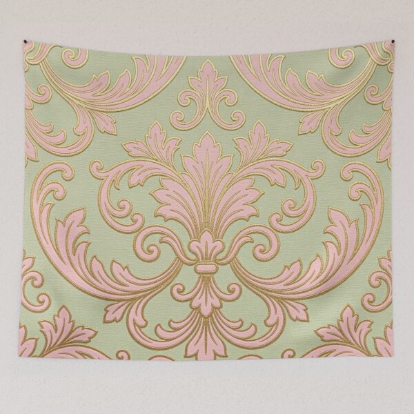 Item preview, Pistachio & Matte Pink Baroque designed and sold by DesignsByPrnces.
