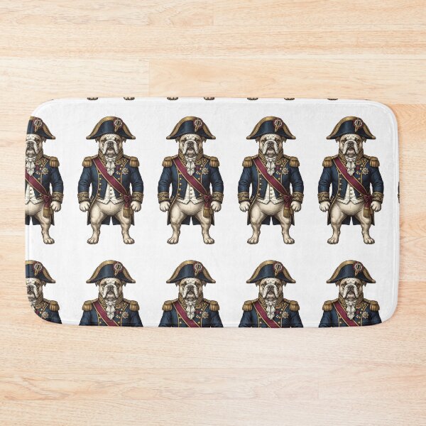 Item preview, Napoleon Bulldog Vintage Military Portrait - Funny Historic Dog Art designed and sold by PictoVibe.