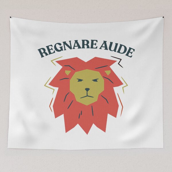 Item preview, Leo "Regnare Aude / Dare to Reign" Astrological Symbol and Latin Motto  designed and sold by AnimaliaStar.