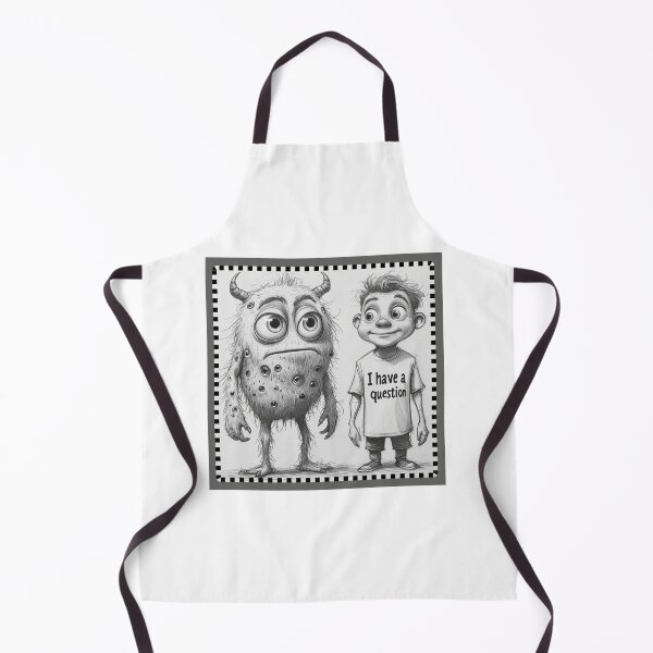 Item preview, Funny Monster I Have A Question Cute Boy Design designed and sold by dcohea.