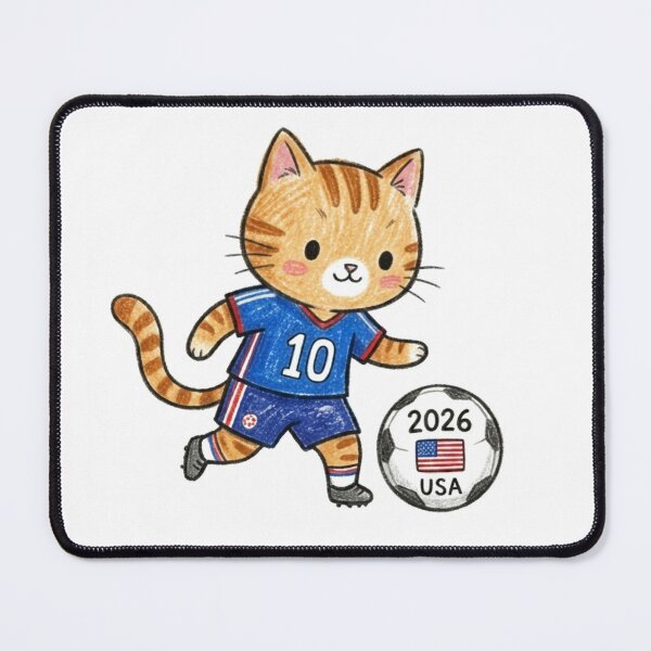 Item preview, USA Soccer Cat #10 - 2026 Fan Art designed and sold by TaiwanMemory.
