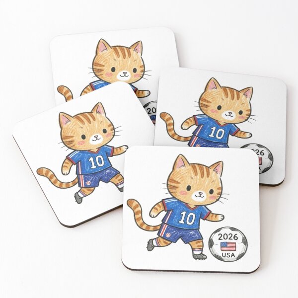 Item preview, USA Soccer Cat #10 - 2026 Fan Art designed and sold by TaiwanMemory.