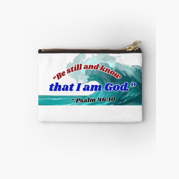 Item preview, Be Still and Know That I Am God – Psalm 46:10 Christian Bible Verse designed and sold by LaurieCreations.