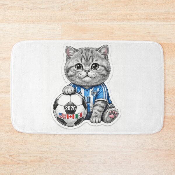 Item preview, Cute Soccer Kitten #10 - FIFA 2026  Fan Art designed and sold by TaiwanMemory.
