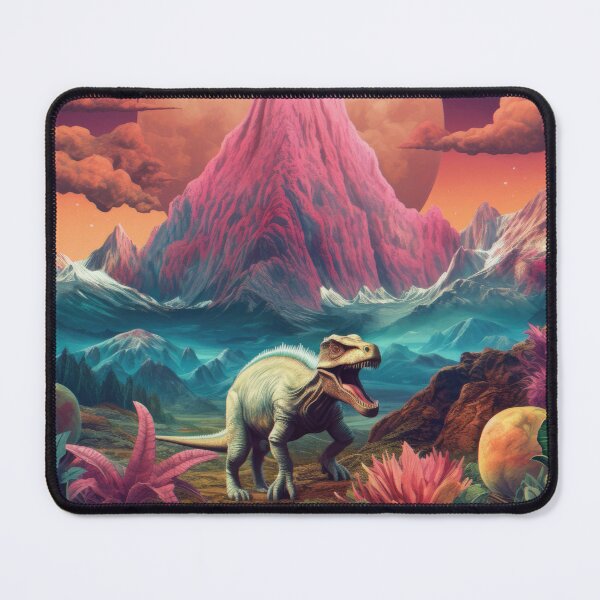 Item preview, Dinosaur Fantasy Moon Landscape designed and sold by LuminaPosters.