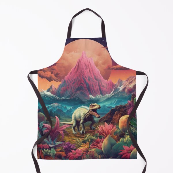 Item preview, Dinosaur Fantasy Moon Landscape designed and sold by LuminaPosters.