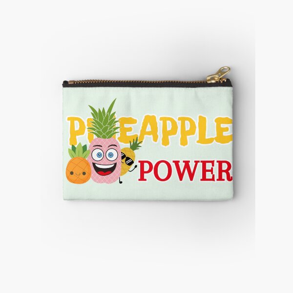 Item preview, Cute Pink Pineapple Power Cartoon Graphic designed and sold by SilverSeaBKK.