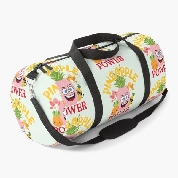 Item preview, Cute Pink Pineapple Power Cartoon Graphic designed and sold by SilverSeaBKK.