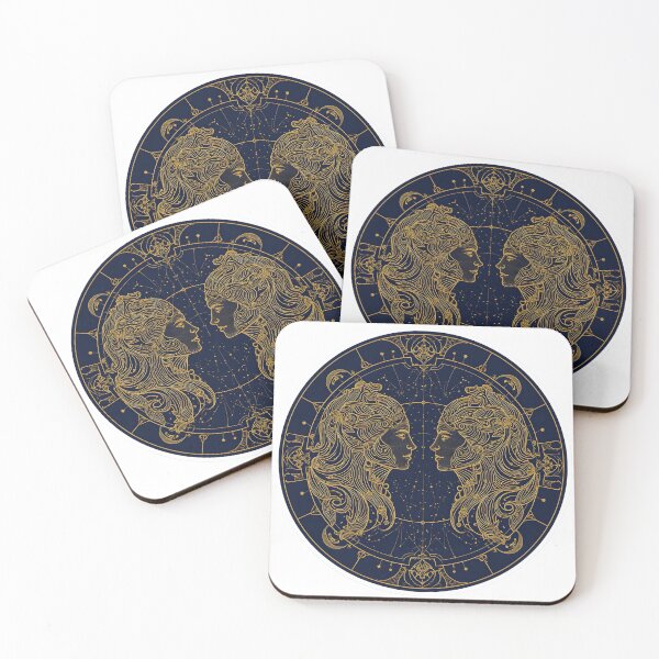 Item preview, Zodiac Celestial Twins — Mystical Art designed and sold by KooksStudio.
