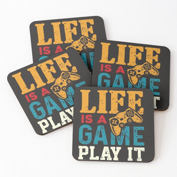 Item preview, Retro Life Is A Game Gamer Design designed and sold by A touch of creativity.