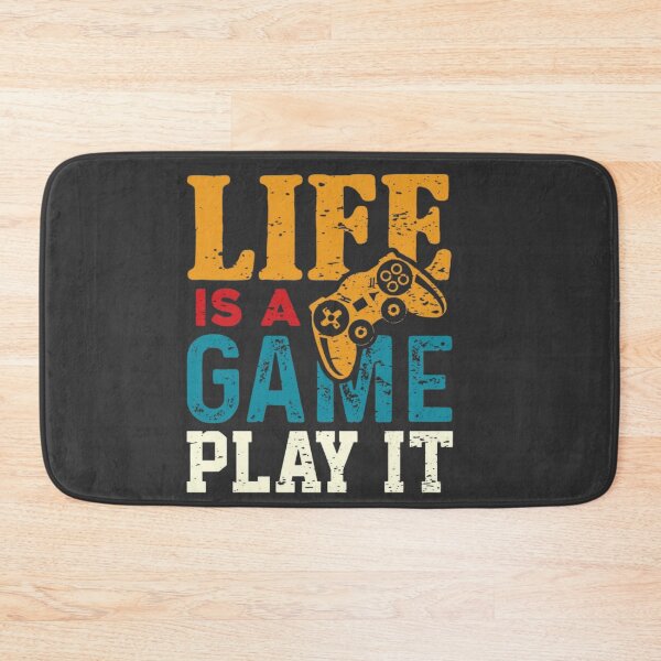 Item preview, Retro Life Is A Game Gamer Design designed and sold by A touch of creativity.