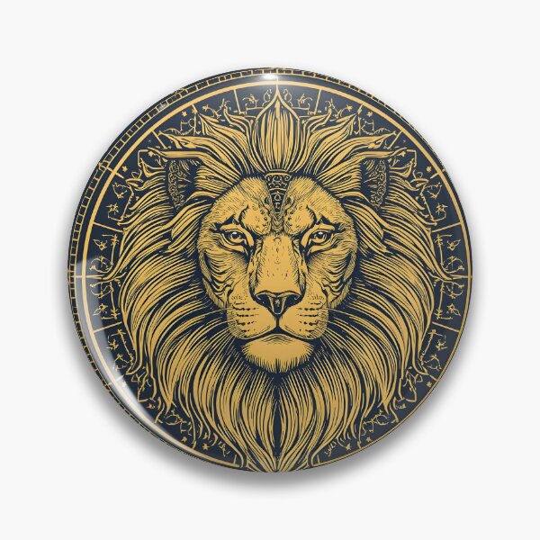 Item preview, Zodiac Celestial Lion — Mystical Sticker designed and sold by KooksStudio.