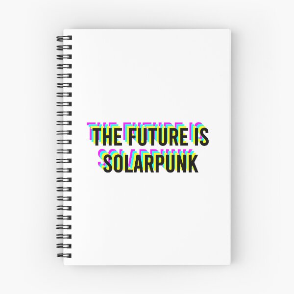 Item preview, The Future is Solarpunk Slogan 90s Vaporwave Aesthetic designed and sold by coffeepolicy.