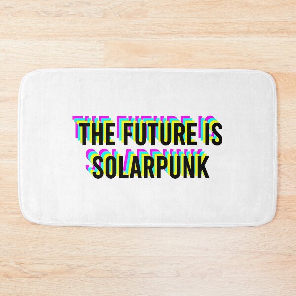 Item preview, The Future is Solarpunk Slogan 90s Vaporwave Aesthetic designed and sold by coffeepolicy.