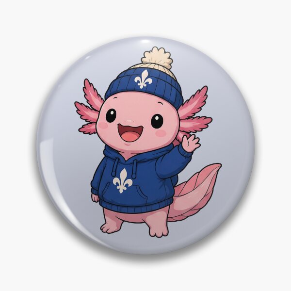 Item preview, Cute Quebec axolotl  designed and sold by FatBirdie.