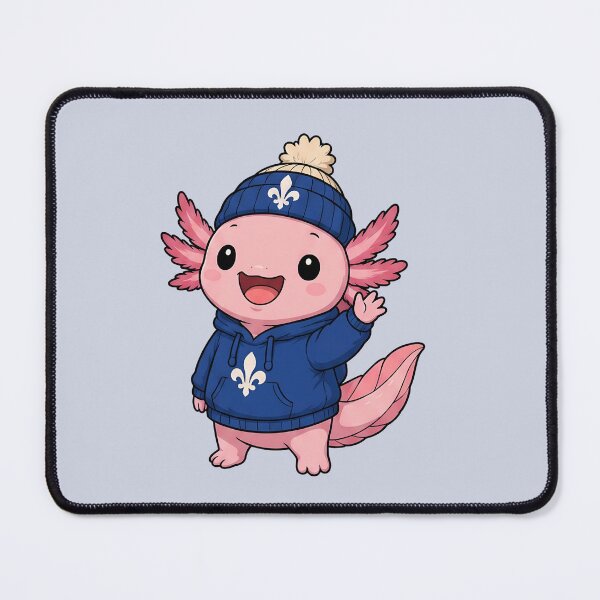 Item preview, Cute Quebec axolotl designed and sold by FatBirdie.