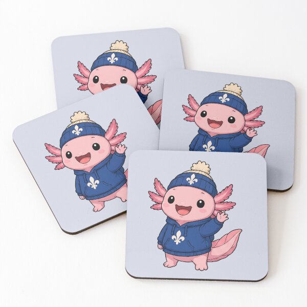 Item preview, Cute Quebec axolotl  designed and sold by FatBirdie.
