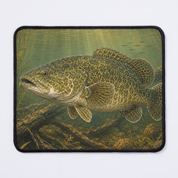 Item preview, Murray Cod in Golden Waters designed and sold by Pixel Junkies Studio.