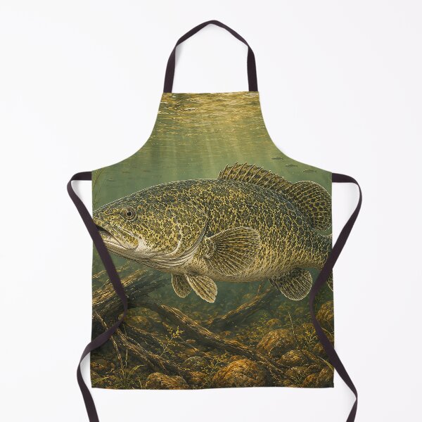 Item preview, Murray Cod in Golden Waters designed and sold by Pixel Junkies Studio.