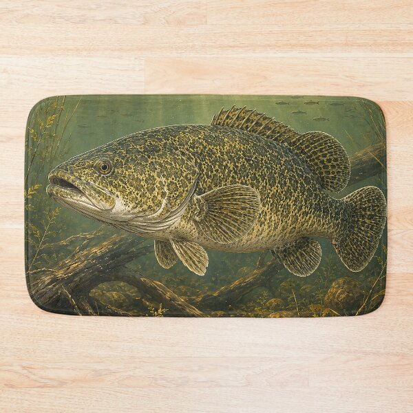 Item preview, Murray Cod in Golden Waters designed and sold by Pixel Junkies Studio.