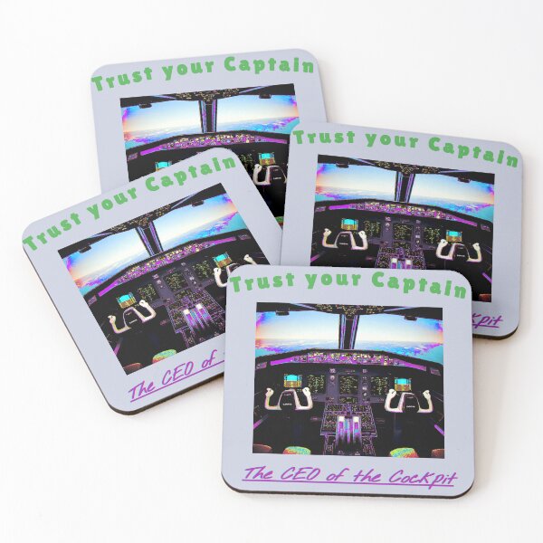 Item preview, Trust the Captain, an aviation gift, for the aviation enthusiast and pilot designed and sold by PiperParrot.
