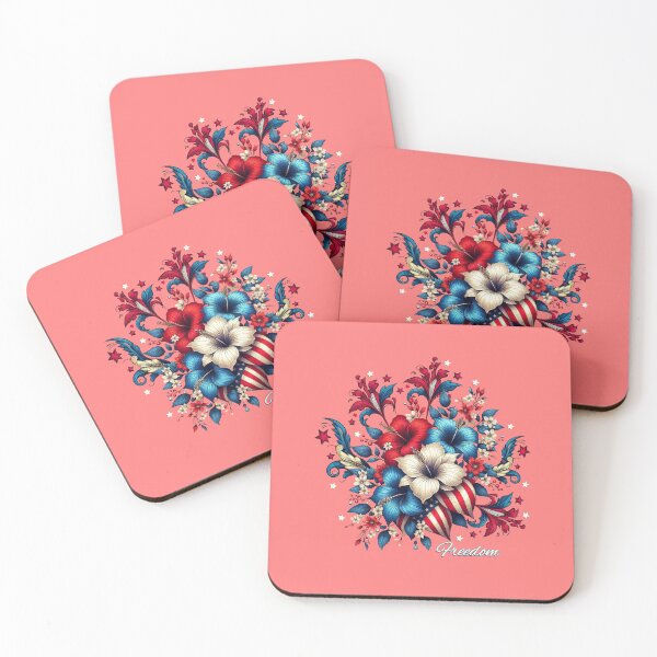 Item preview, JULY 4TH, PATRIOTIC FLORAL ART, BEAUTIFUL FLOWERS, AMERICA designed and sold by classic car craze.