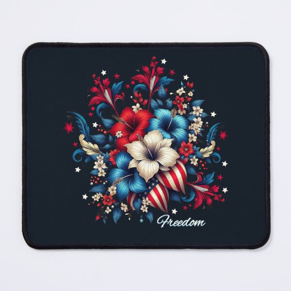 Item preview, JULY 4TH, PATRIOTIC FLORAL ART, BEAUTIFUL FLOWERS, AMERICA designed and sold by classic car craze.
