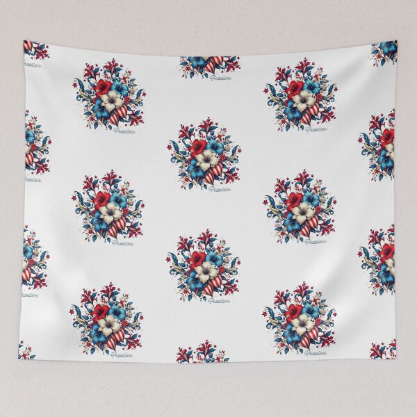 Item preview, JULY 4TH, PATRIOTIC FLORAL ART, BEAUTIFUL FLOWERS, AMERICA designed and sold by classic car craze.