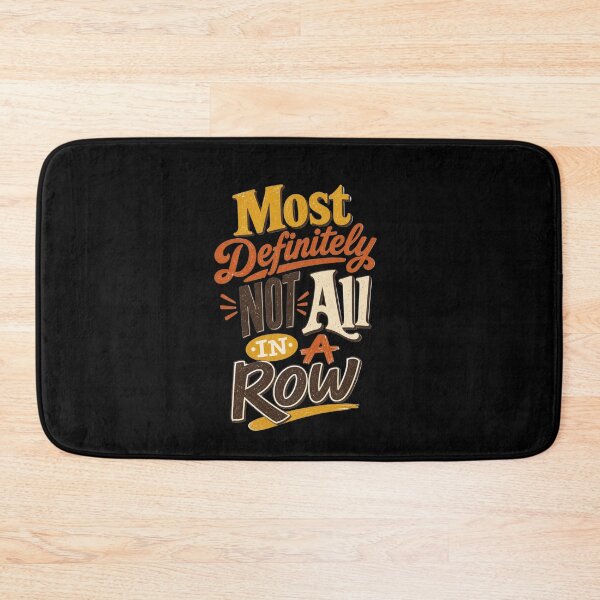 Item preview, Most Definitely Not All In A Row Retro Mom Quote T-Shirt designed and sold by Lozarux.