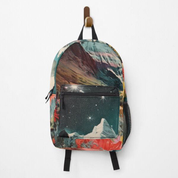 Item preview, Moonlit Mountain Flower Landscape designed and sold by LuminaPosters.