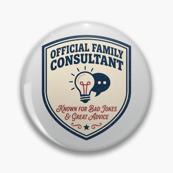 Item preview, Official Family Consultant Funny Dad Jokes Advice designed and sold by LeoLabs.