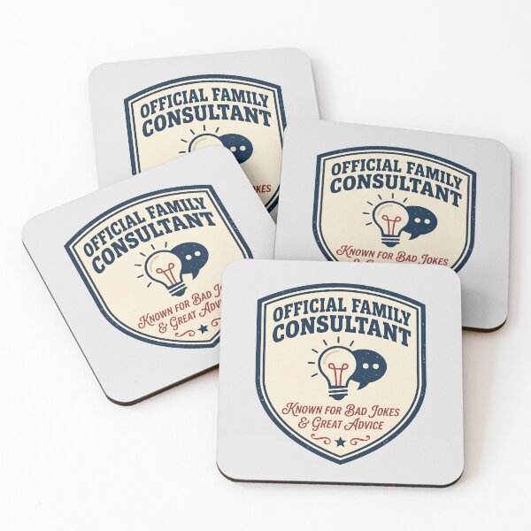 Item preview, Official Family Consultant Funny Dad Jokes Advice designed and sold by LeoLabs.