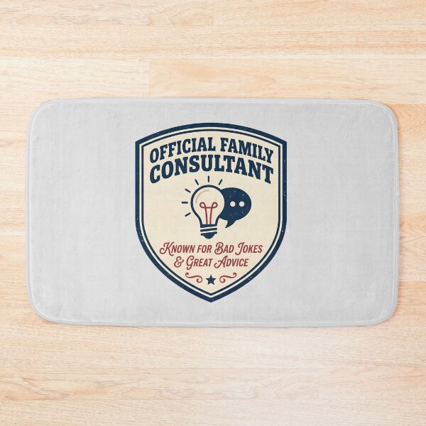 Item preview, Official Family Consultant Funny Dad Jokes Advice designed and sold by LeoLabs.