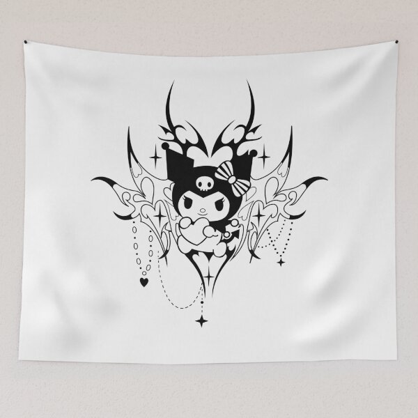 Item preview, Kuromi, a tribal cybergoth character with hearts. Kuromi, hello kitty. designed and sold by Tribalgothss.