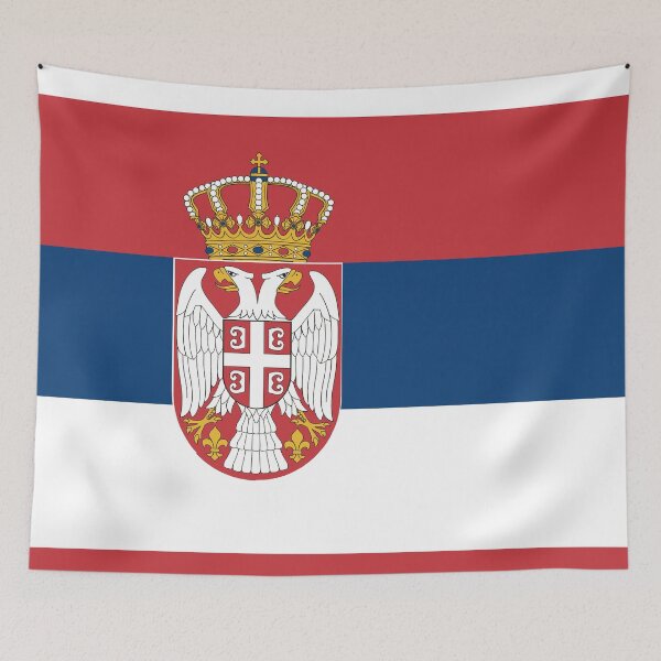 Item preview, Flag Of Serbia RS designed and sold by shitpostee.