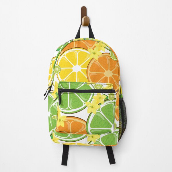 Item preview, Background of Tropical Citrus and Summer Flowers designed and sold by VibranPalette.