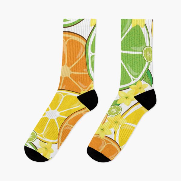 Item preview, Background of Tropical Citrus and Summer Flowers designed and sold by VibranPalette.