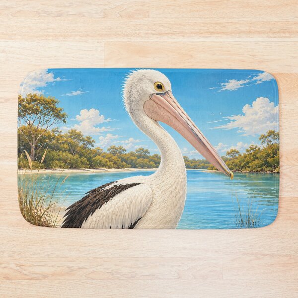 Item preview, Australian Pelican Shoreline designed and sold by Pixel Junkies Studio.