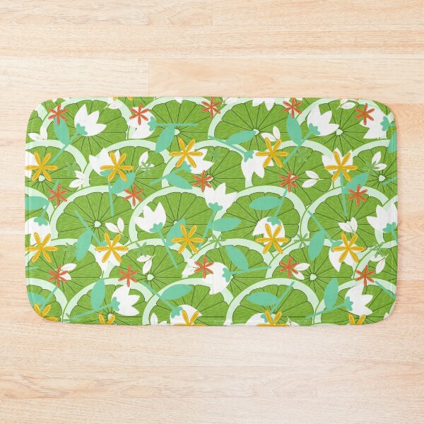 Item preview, Refreshing Pattern of Limes and Summer Wildflowers designed and sold by VibranPalette.