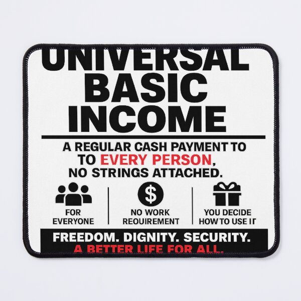 Item preview, Universal Basic Income T-Shirt designed and sold by SociProgress.