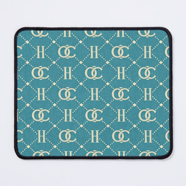 Item preview, Sea blue Monogram Grid Patter – Old Money Luxury designed and sold by Ve & Co.