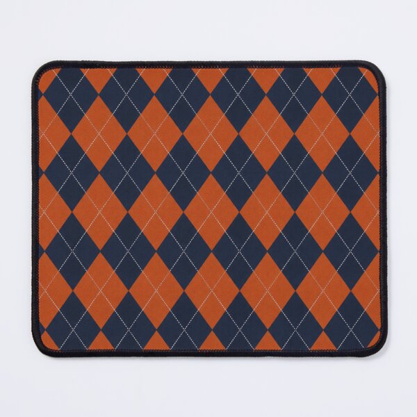 Item preview, Classic Navy and Burnt Orange Argyle Pattern designed and sold by zenjiinspired.